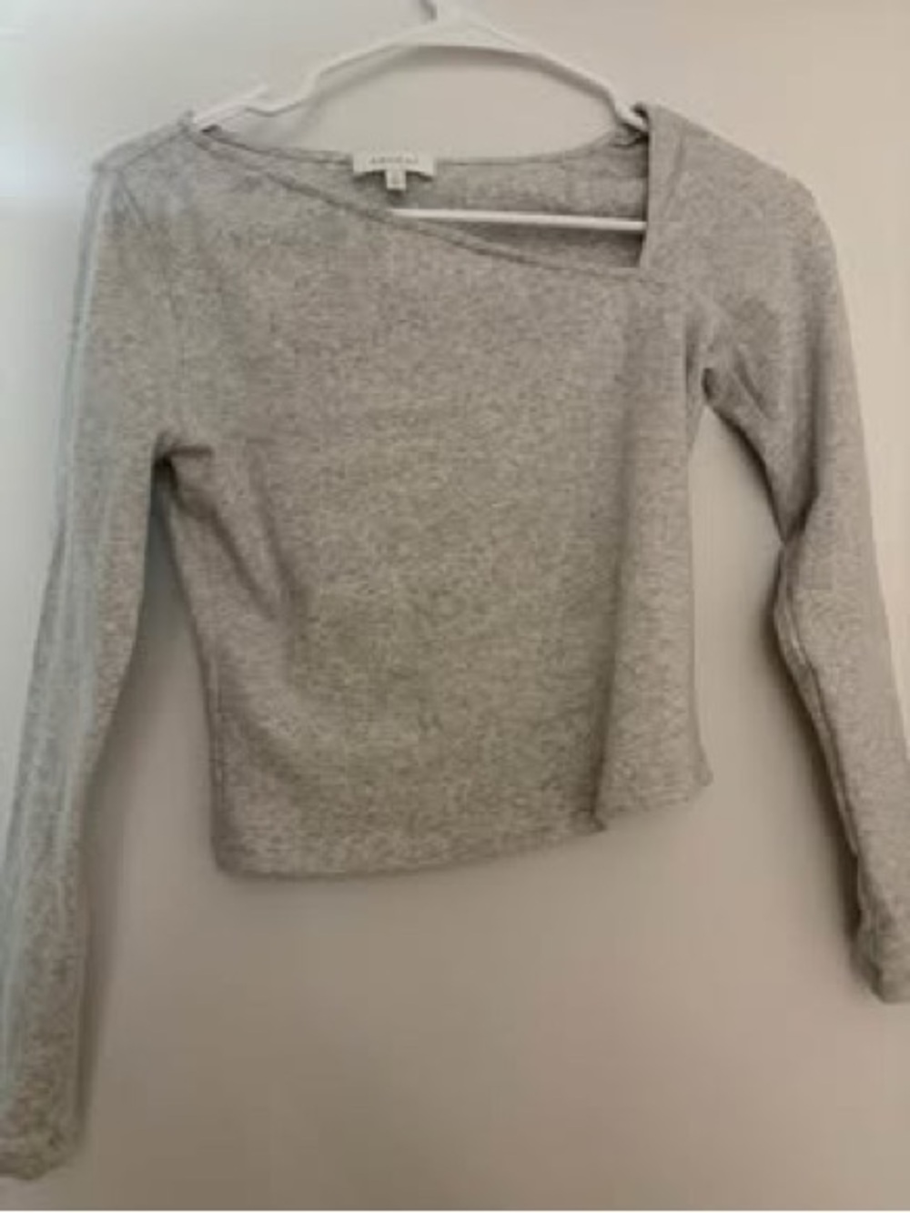 Kookai Light Gray Longsleeve Top